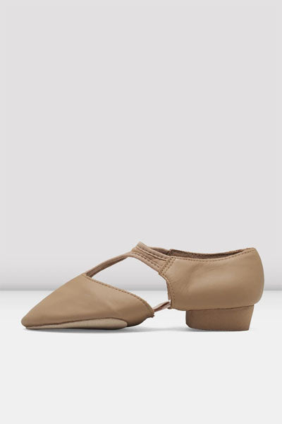 Bloch ES0410L Ladies Elastosplit Grecian Sandals Teaching Shoes Tan
