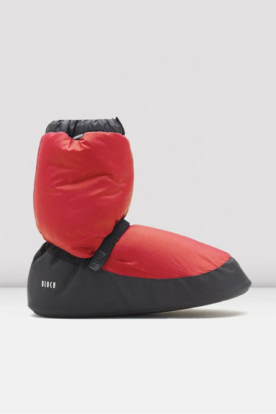 Bloch IM009 Adult Warm Up Booties Red