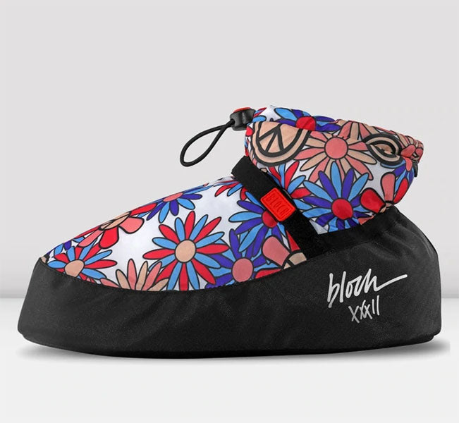 Bloch IM029P Ankle Warm Up Booties Patterns HIB Hippie color swatch