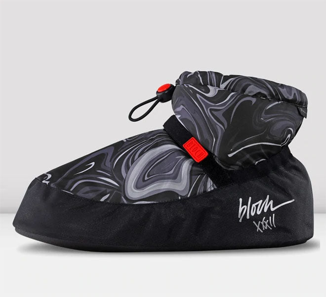 Bloch IM029P Ankle Warm Up Booties Patterns SWR Swirl color swatch