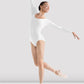 Bloch L5609 Ladies Lepsi Long Sleeve Leotard white color