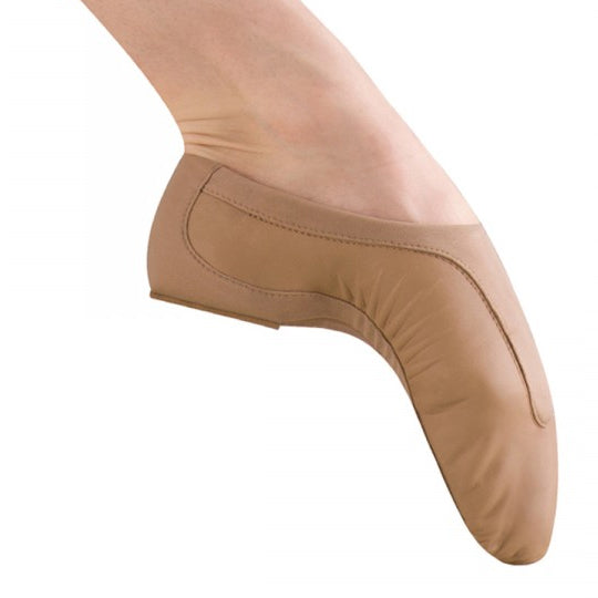 bloch s0470l womens pulse tan/black jazz shoe