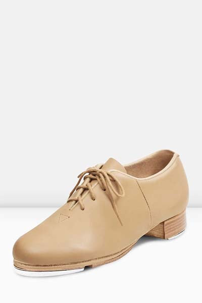 Bloch S0381L Girls Audeo Jazz Tap Shoe tan color.jpg