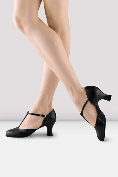 Bloch S0390L Ladies Splitflex T-Strap 2.5 Inch Heel Character Shoes