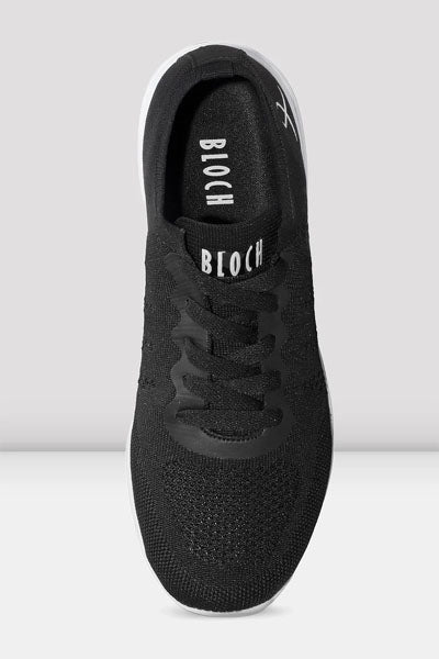 Bloch S0926G Childrens Omnia Lightweight Knitted Sneakers black