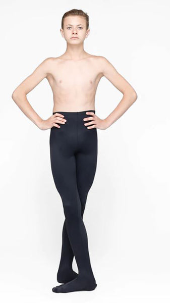 Body Wrappers-B90 Convertible Tights- Boys Black