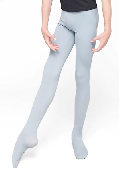 Body Wrappers-B90 Convertible Tights- Boys Dark Gray