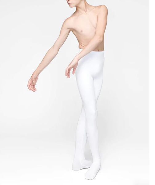 Boys' Convertible Dance Tights - Dyeable White