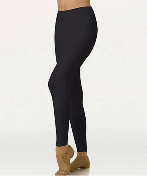 Body Wrappers- BWP08 Prowear Waist Fit Leggings- Girls Black