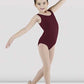 Bloch CL5605 Childs Essential Tank Leotard Burgundy color swatch back side
