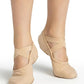 Capezio 2037C Children`s Hanami Canvas Split Sole Strecth Ballet Slipper nude