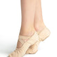 Capezio 2037W Split-Sole Canvas Hanami Ballet Shoe Light Pink
