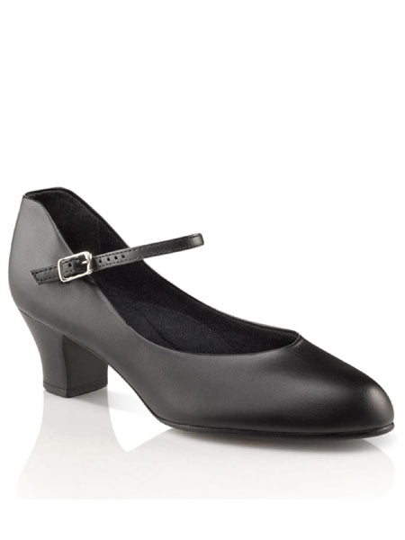 Capezio - 550 Girls Jr. Footlight 1 ½” Heel  Character Shoe Black color