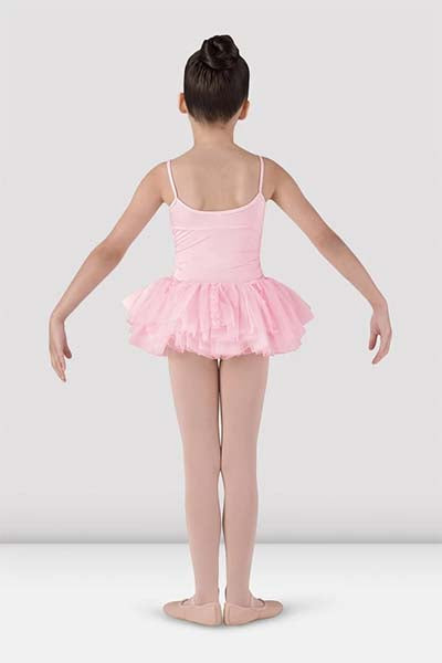 Bloch CL7207 Girls Milani Tutu Dress pink back side
