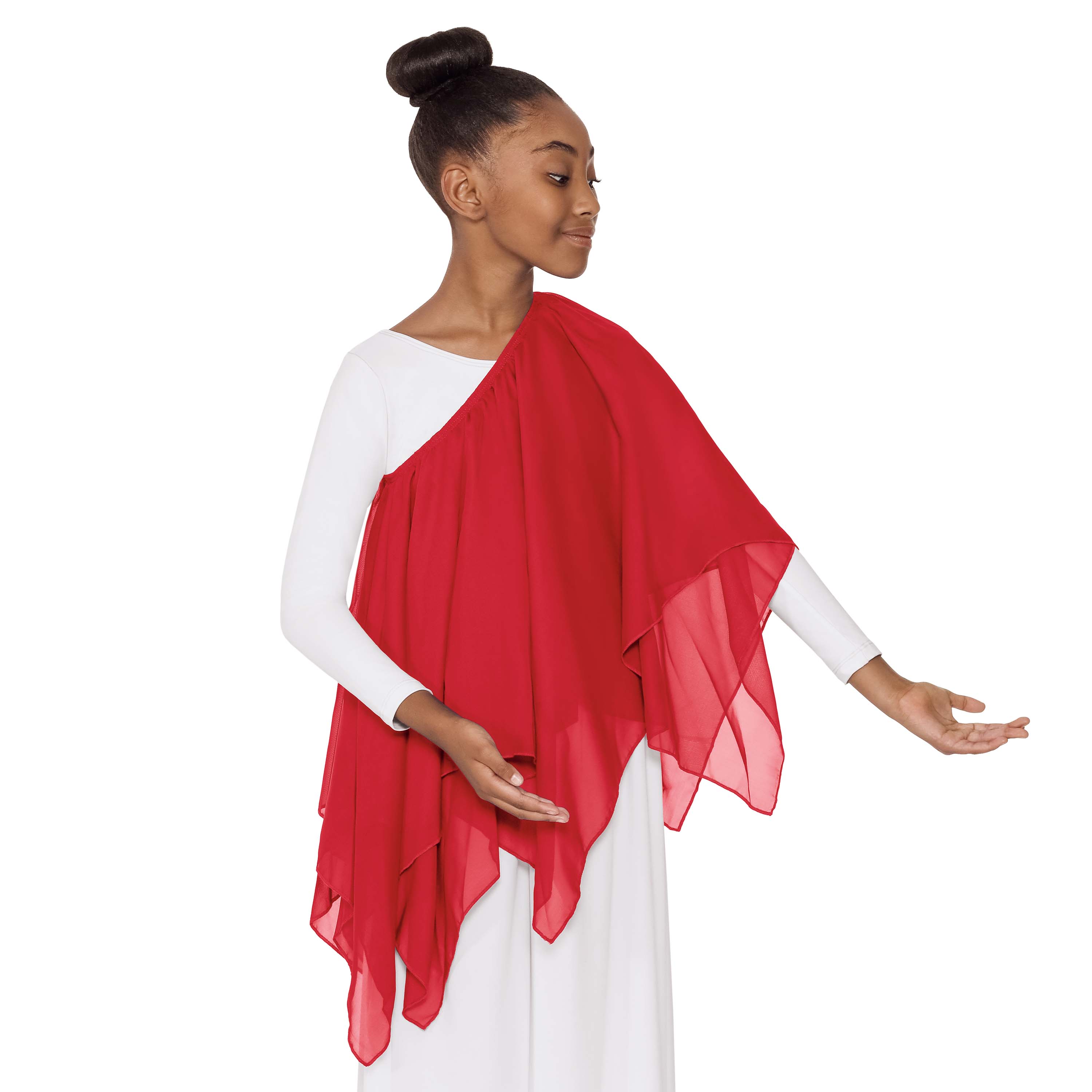 Eurotard 39769C Child Chiffon Double Handkerchief Skirt