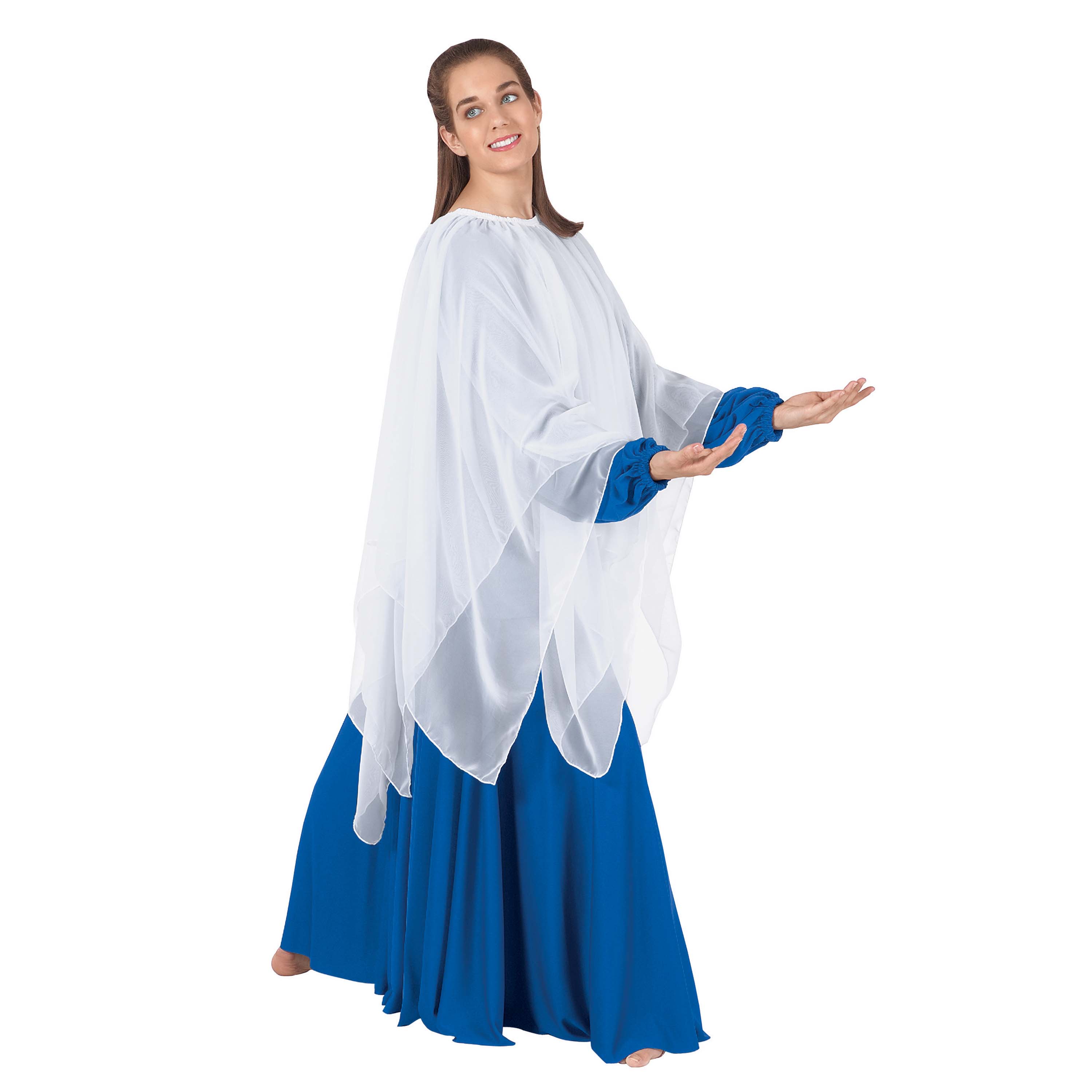 Eurotard 39769C Child Chiffon Double Handkerchief Skirt