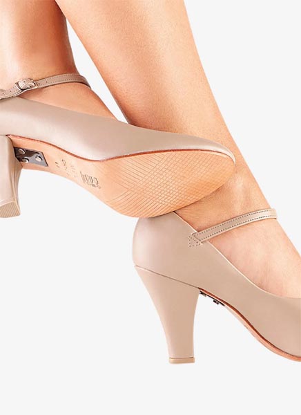 So Danca CH53 Chloe 3" Braced Heel Character Shoe Caramel