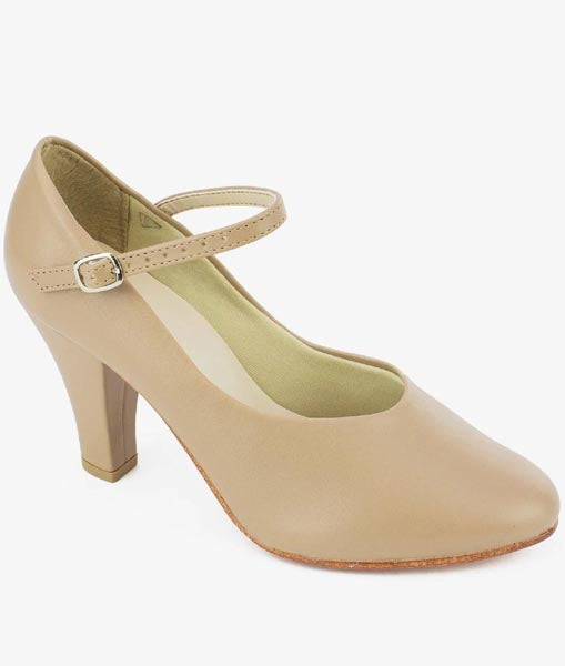 So Danca CH53 Chloe 3" Braced Heel Character Shoe Tan