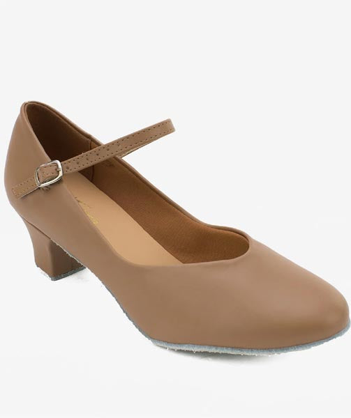 So Danca CH791 Riana 1.5" Heel Character / Ballroom Practice Shoes Tan
