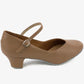 So Danca CH791 Riana 1.5" Heel Character / Ballroom Practice Shoes Tan