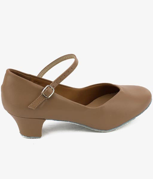 So Danca CH791 Riana 1.5" Heel Character / Ballroom Practice Shoes Tan
