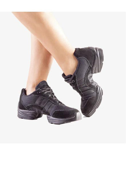 So Danca DK70 Sonnet Unisex Split Sole Black Dance Sneakers
