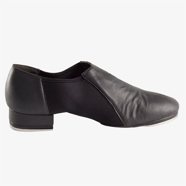 TA-52 Taylor Split Sole Slip On Jazz Bootie Tap Shoes black color