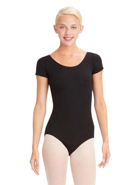 TB133 Short Sleeve Leotard Black