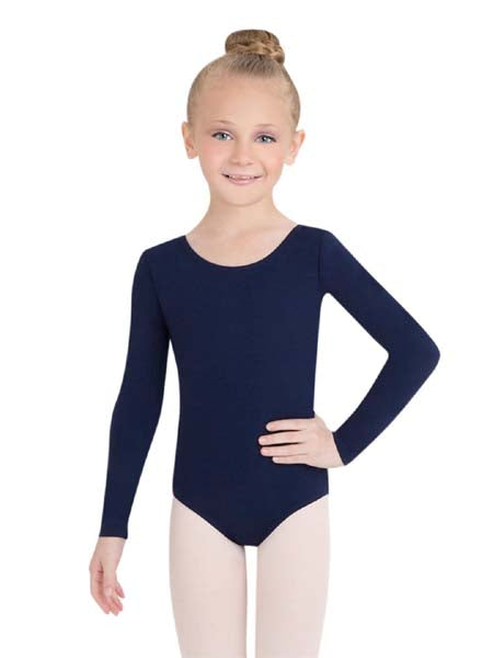 TB134C Long Sleeve Leotard Navy