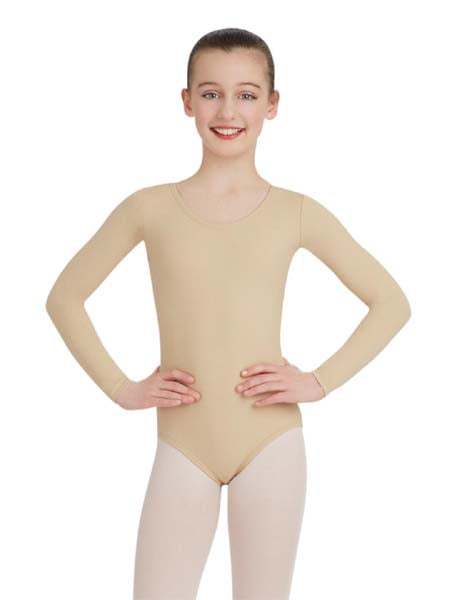 TB134C Long Sleeve Leotard Nude