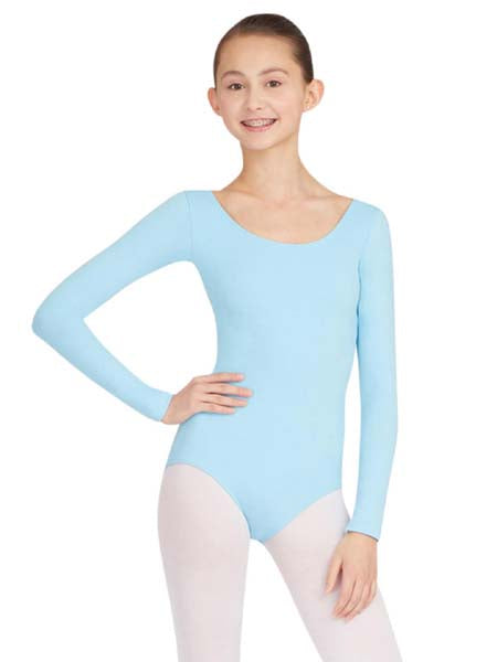 TB135 Long Sleeve Leotard Lt Blue