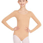 TB135 Long Sleeve Leotard Lt Suntan