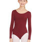 TB135 Long Sleeve Leotard Maroon