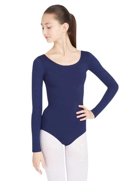 TB135 Long Sleeve Leotard Navy