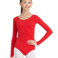 TB135 Long Sleeve Leotard Red