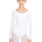 TB135 Long Sleeve Leotard White