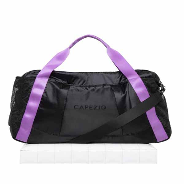 capezio b230 motivational duffle black/purple