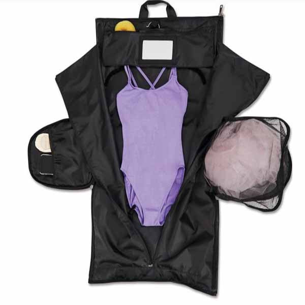 capezio b253 dance garment duffle open bag