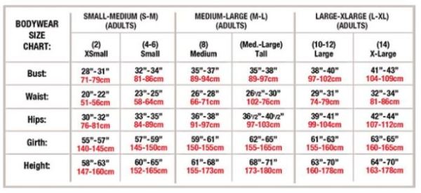 body wrappers p1162 womens tiler peck open mesh camisole bra adult sizing chart