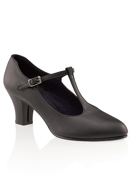 Capezio 750 Jr. Footlight T-Strap Character Shoe black