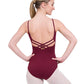 Capezio CC102 V-Neck Camisole Leotard Burgundy