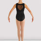  CL7905 Girls Miame Heart Mesh Leotard Black back side