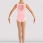  CL7905 Girls Miame Heart Mesh Leotard Pink back side