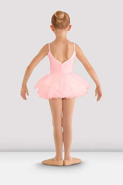 cl8168 Girls Valentine Tutu Leotard pink back