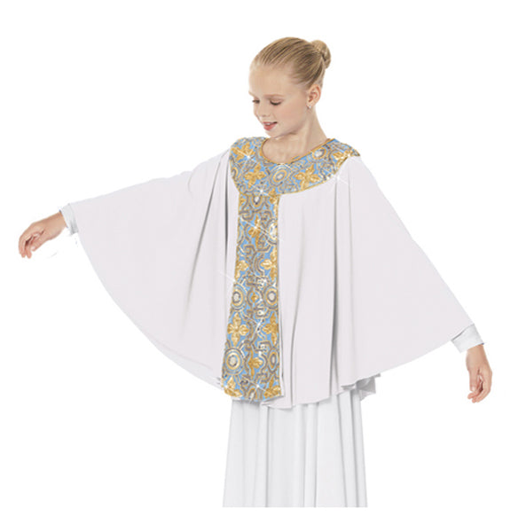 eurotard 81117c child tabernacle praise cape white