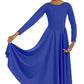 eurotard 13524c girls simplicity praise dress royal