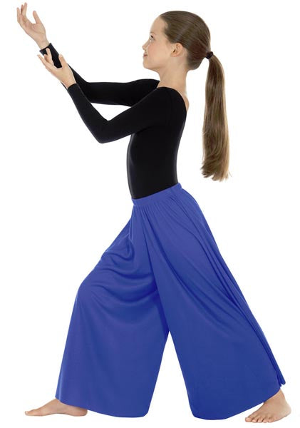 eurotard 13696 child simplicity palazzo pants royal