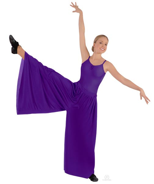 eurotard 13696 simplicity palazzo pants purple