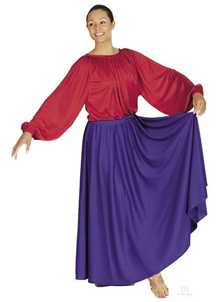 eurotard 13778 simplicity single panel skirt purple