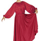 eurotard 13778 simplicity single panel skirt red